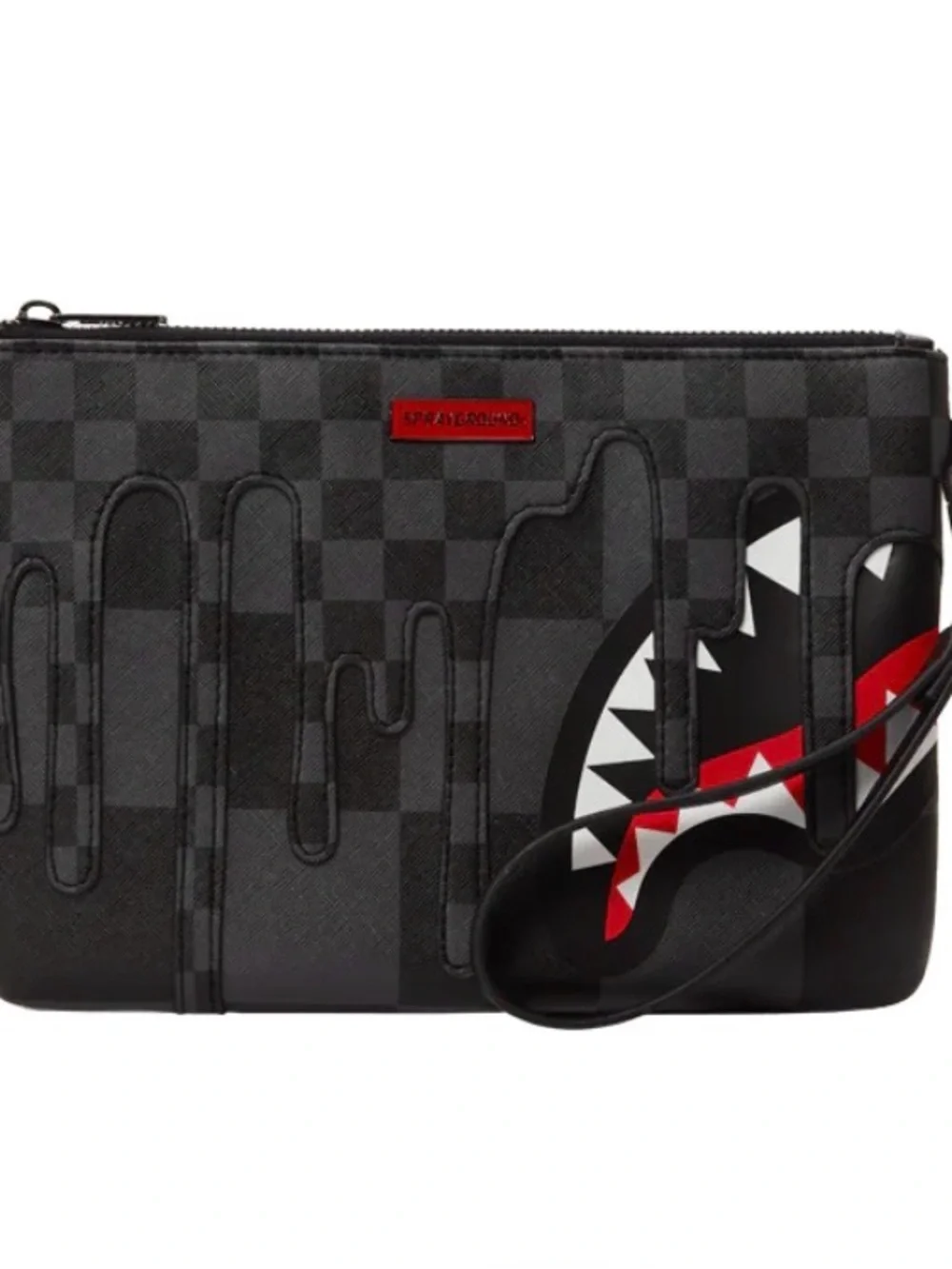 Sprayground XTC GREY SHARKS IN PARIS CROSSOVER CLUTCH